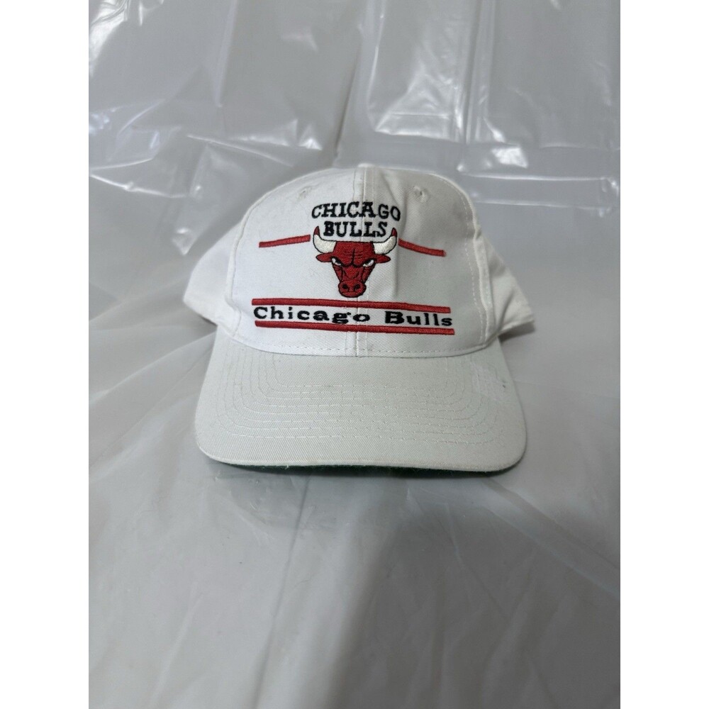 Vintage Chicago Bulls Snapback Hat Sports Specialties The Game Green Under Brim